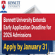Bennett University Extends Early Application Deadline for 2026 Admissions; Apply by January 31